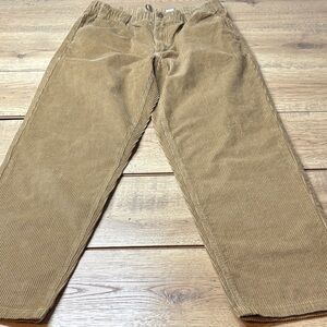 Men's Orton Brothers Elephant Cord Corduroy Pants in Tan Size Medium